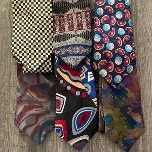 Designer Ties 6-Givenchy,Structure,Liebert,Bill Blass,Rhynecliffe,Ketch class